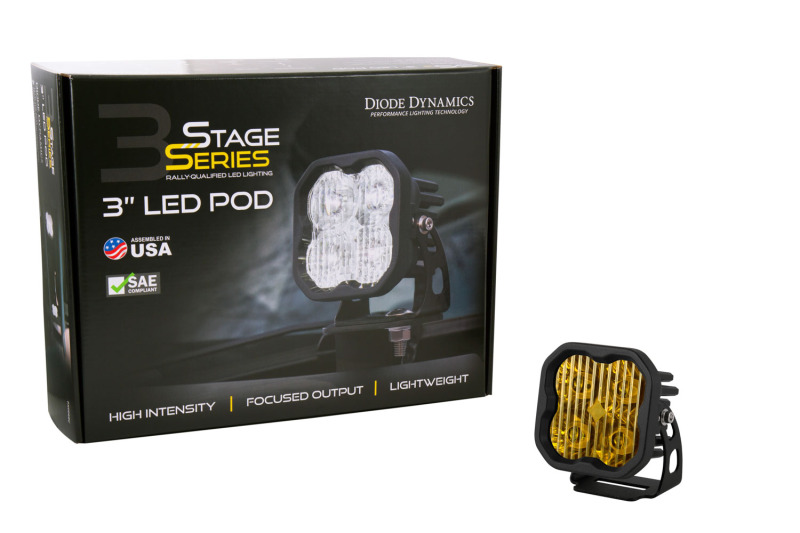 Picture of Diode Dynamics SS3 Pro ABL - Yellow Flood Standard (Single)