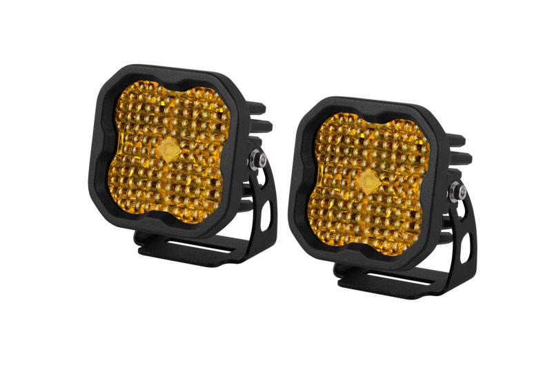 Picture of Diode Dynamics SS3 Sport ABL - Yellow Flood Standard (Pair)