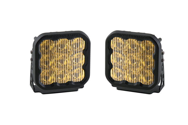 Picture of Diode Dynamics SS5 LED Pod Sport - Yellow Driving (Pair)