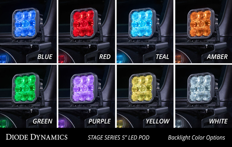 Picture of Diode Dynamics SS5 LED Pod Sport - White Spot (Single)