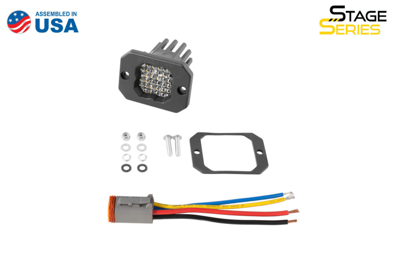 Picture of Diode Dynamics Stage Series C1R - White Flood Flush Mount LED Pod (one)