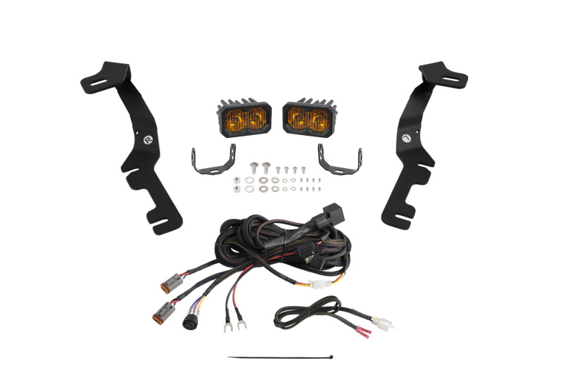 Picture of Diode Dynamics Stage Series Ditch Light Kit for 2019-Present Ram C2 - Sport Yellow Combo
