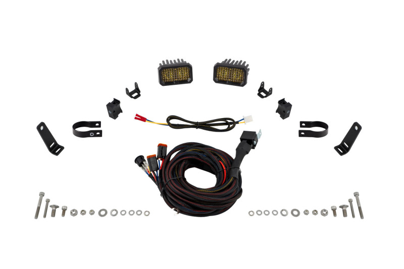 Picture of Diode Dynamics Stage Series 1 1/2 In Roll Bar Chase Light Kit SSC2 Sport - Yellow (Pair)