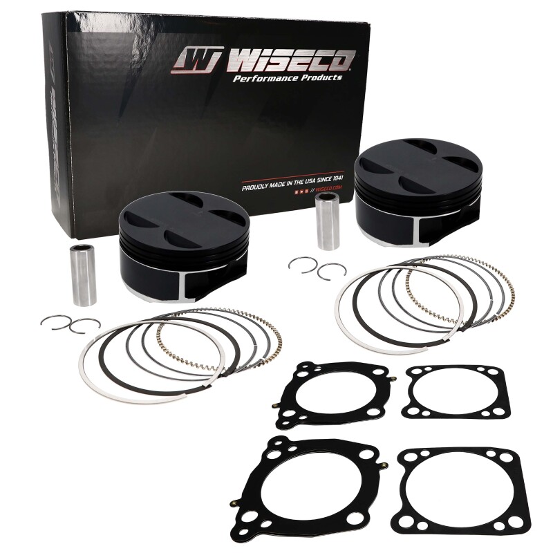 Picture of Wiseco HD Milwaukee 8 CVO 117cid 11.01 CR (X) Piston Kit