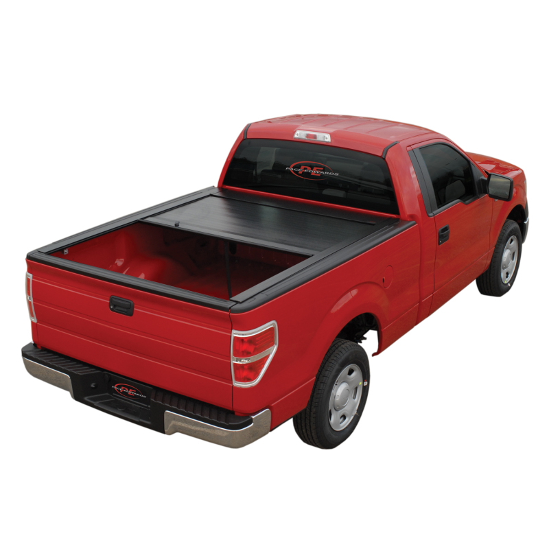 Picture of Pace Edwards 21-23 Ford F-Series Super Duty 8ft JackRabbit Full Metal Tonneau Cover w/ Rails