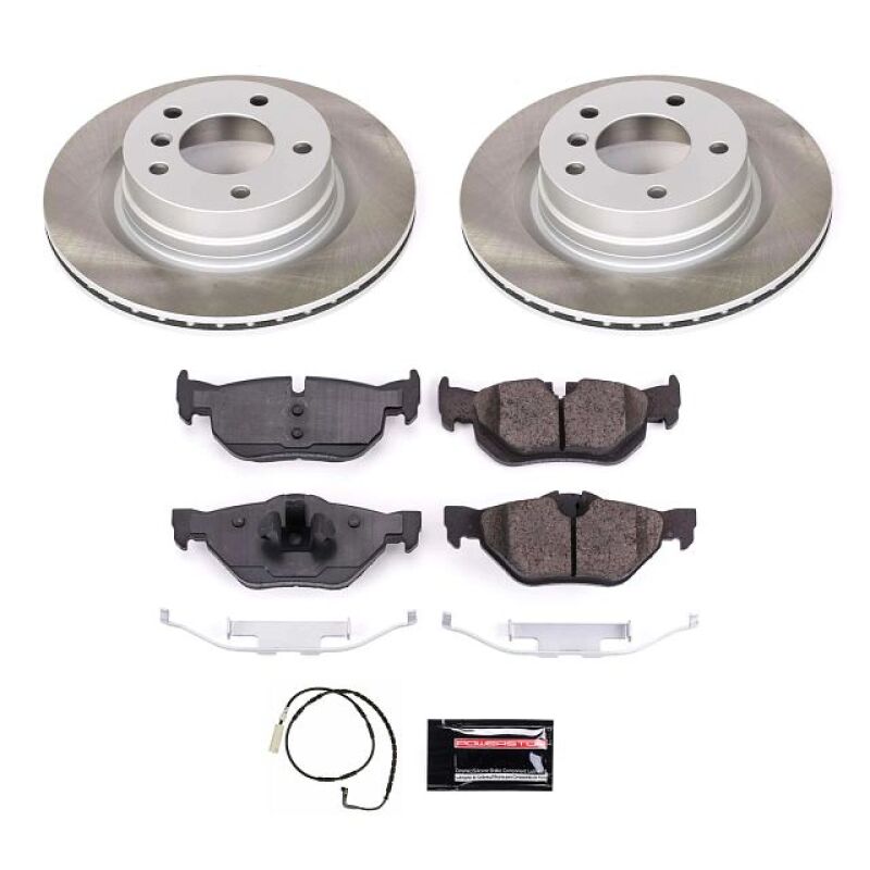 Picture of Power Stop 07-10 BMW 328i Rear Semi-Coated Rotor Kit