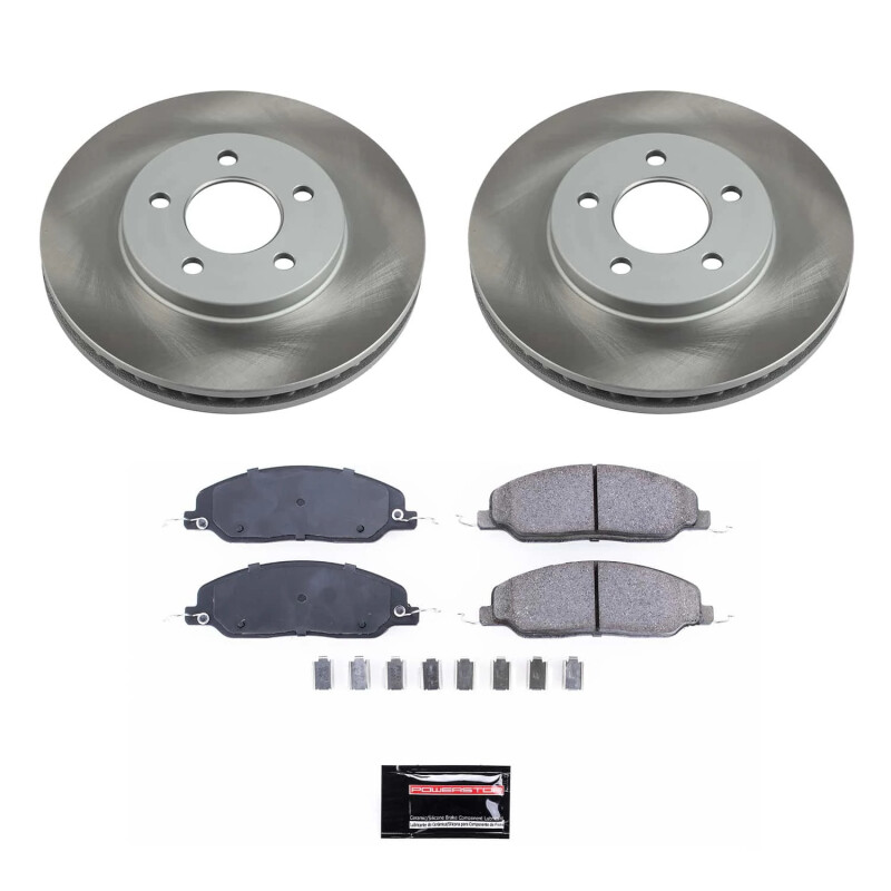 Picture of Power Stop 05-10 Ford Mustang Front Semi-Coated Rotor Kit