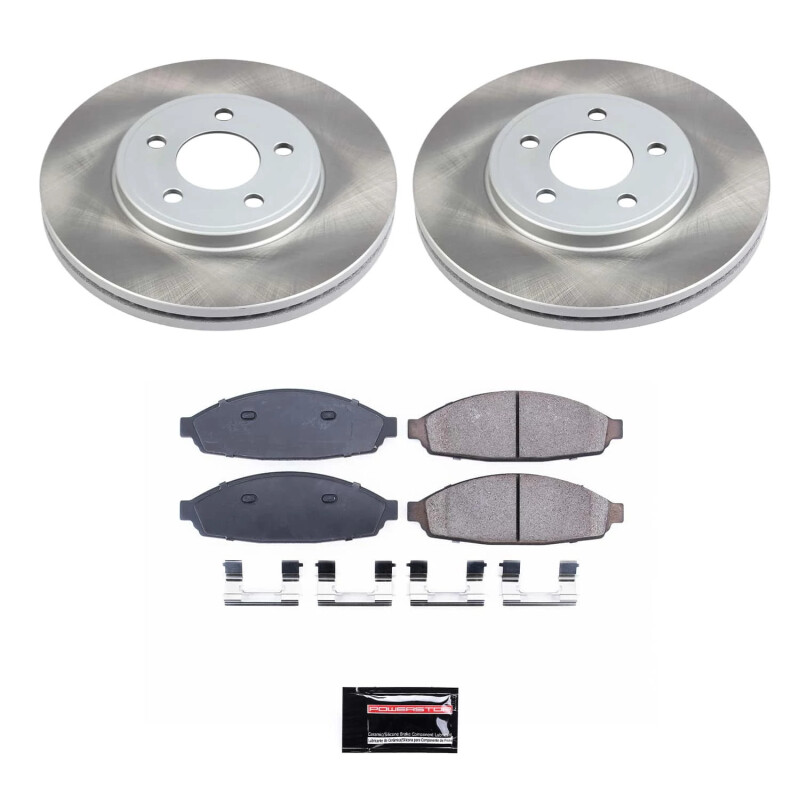 Picture of Power Stop 03-04 Mercury Marauder Front Semi-Coated Rotor Kit