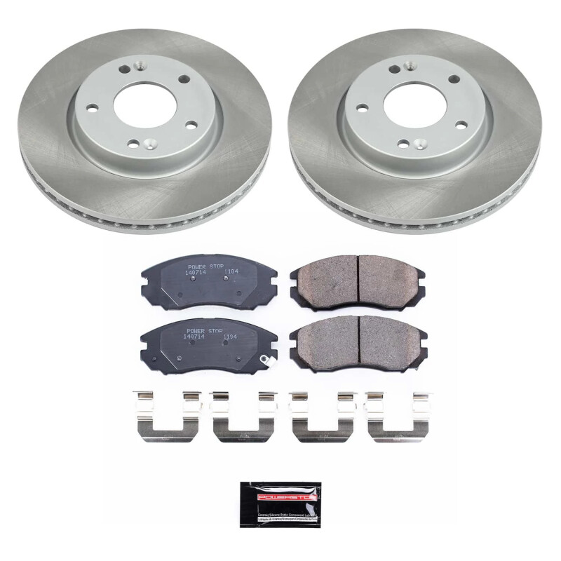 Picture of Power Stop 04-06 Hyundai Tiburon Front Semi-Coated Rotor Kit