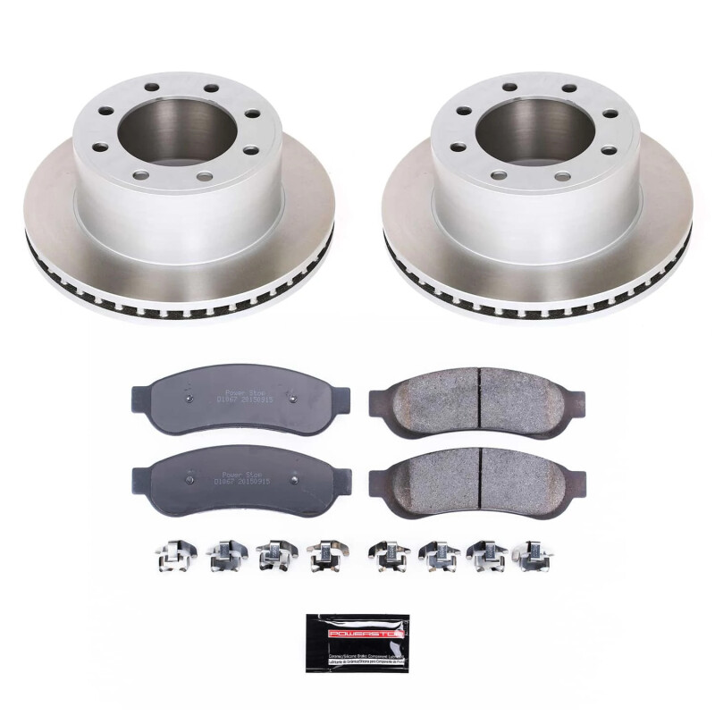 Picture of Power Stop 07-10 Ford F-350 Super Duty Rear Semi-Coated Rotor Kit