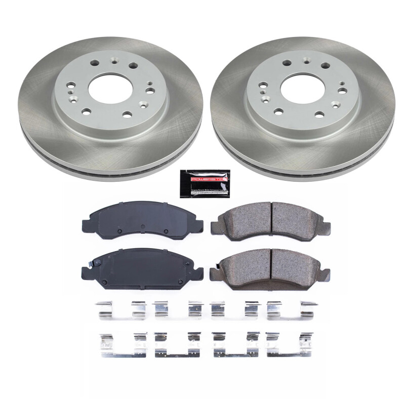 Picture of Power Stop 15-20 GMC Yukon XL Front Semi-Coated Rotor Kit