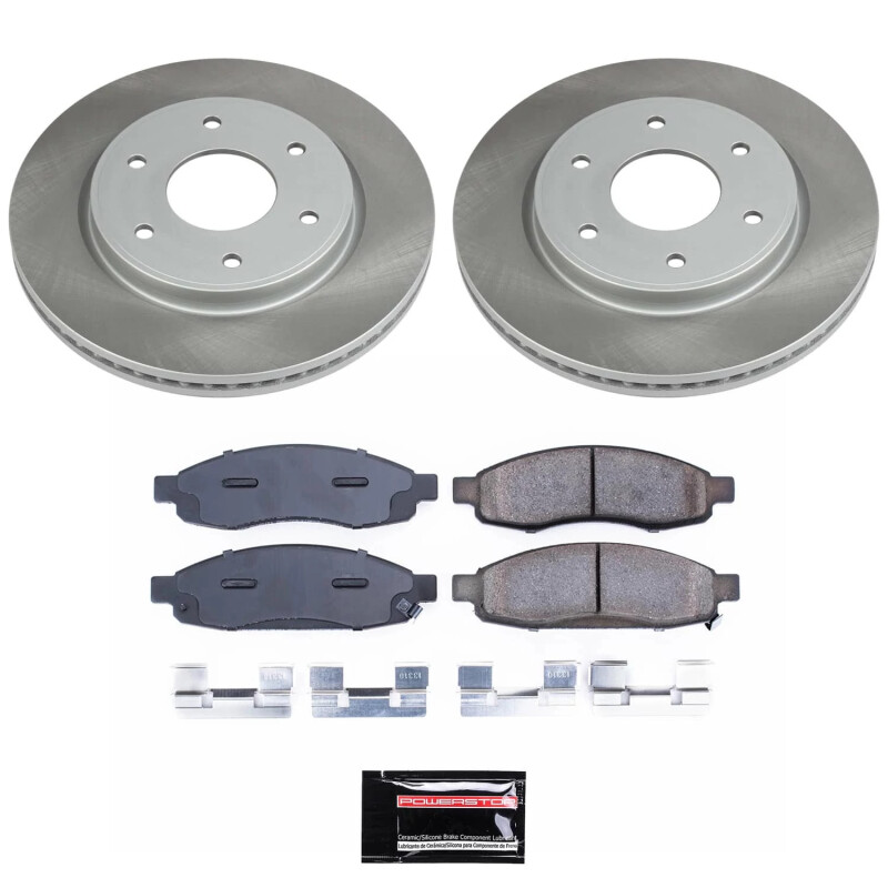 Picture of Power Stop 05-07 Nissan TITAN Front Semi-Coated Rotor Kit