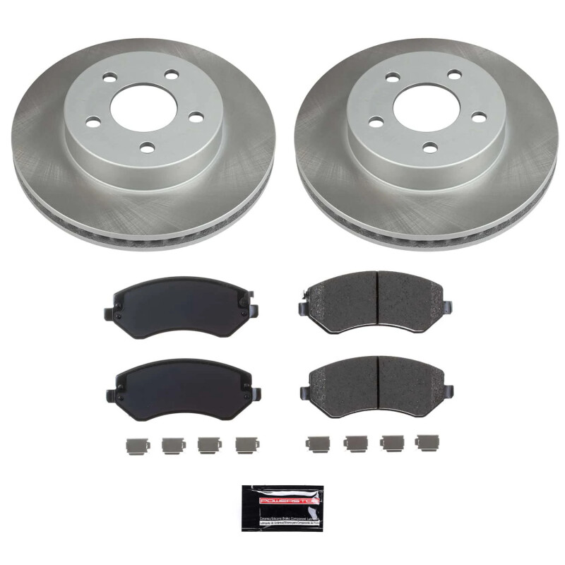 Picture of Power Stop 02-07 Jeep Liberty Front Semi-Coated Rotor Kit
