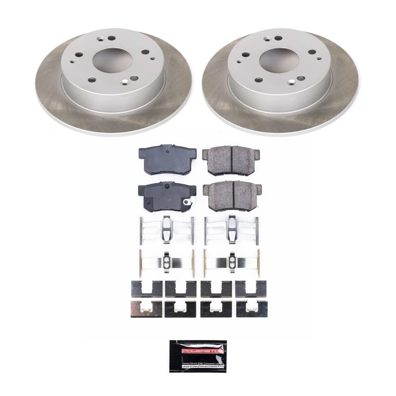 Picture of Power Stop 04-05 Honda Civic Rear Semi-Coated Rotor Kit