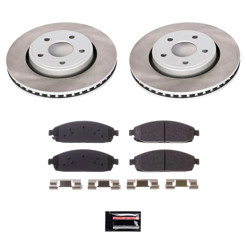 Picture of Power Stop 05-10 Jeep Grand Cherokee Front Semi-Coated Rotor Kit
