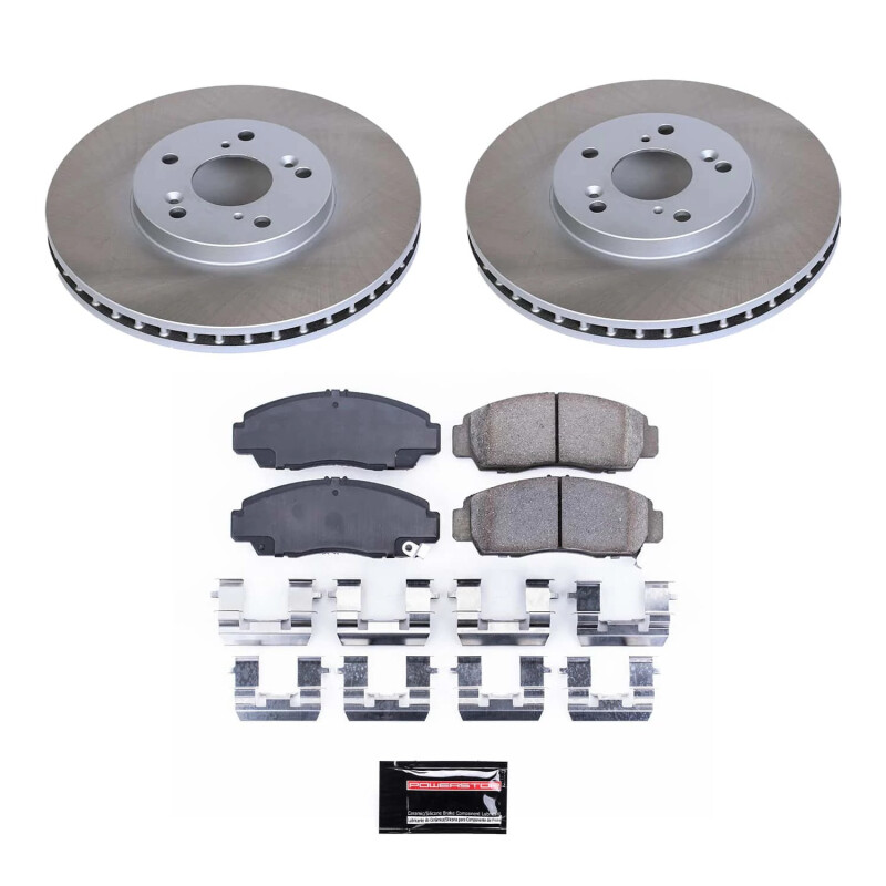 Picture of Power Stop 03-11 Honda Accord Front Semi-Coated Rotor Kit