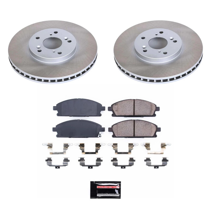 Picture of Power Stop 03-06 Acura MDX Front Semi-Coated Rotor Kit
