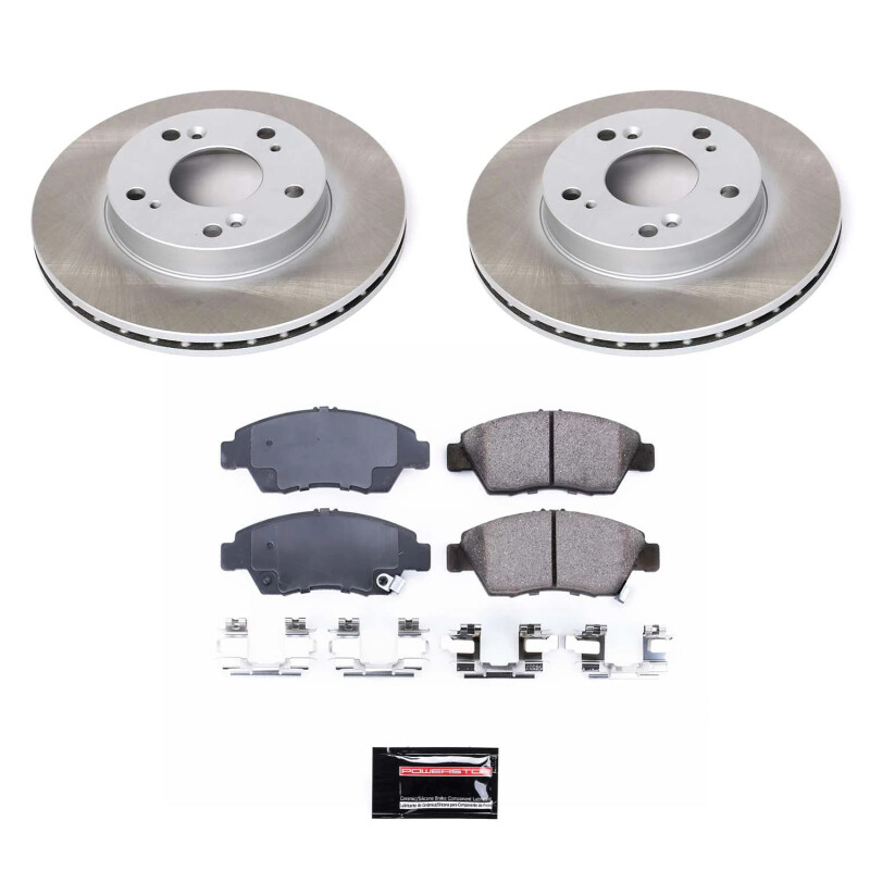 Picture of Power Stop 04-05 Honda Civic Front Semi-Coated Rotor Kit