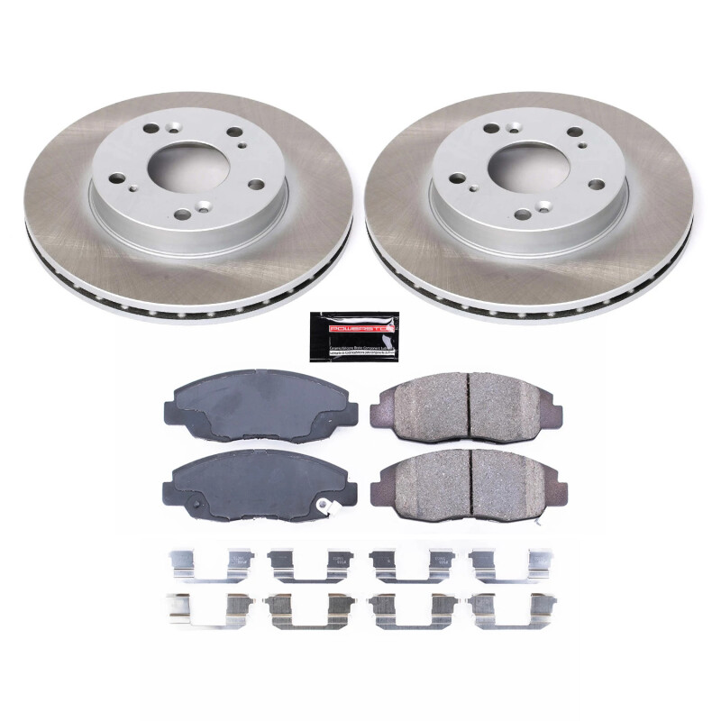 Picture of Power Stop 06-11 Honda Civic Front Semi-Coated Rotor Kit
