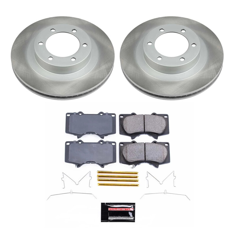 Picture of Power Stop 03-09 Toyota 4Runner Front Semi-Coated Rotor Kit