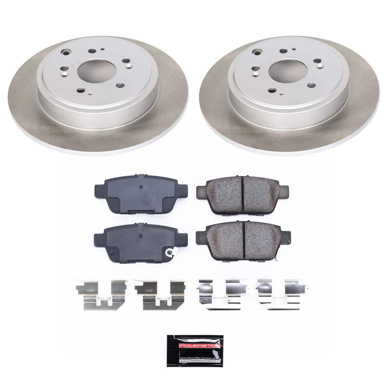 Picture of Power Stop 06-14 Honda Ridgeline Rear Semi-Coated Rotor Kit