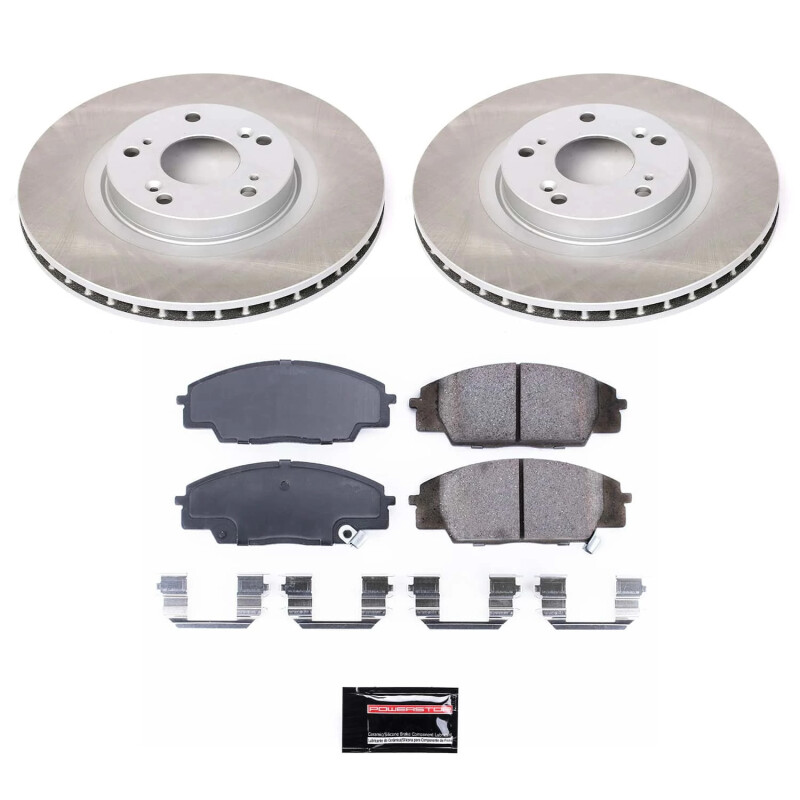 Picture of Power Stop 06-11 Honda Civic Front Semi-Coated Rotor Kit