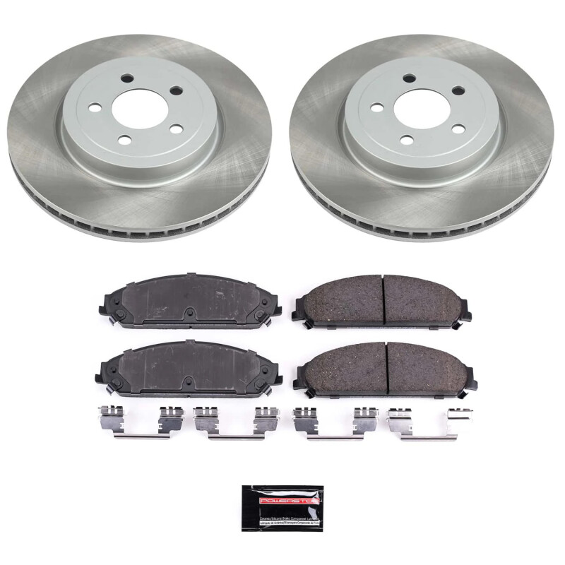 Picture of Power Stop 05-08 Dodge Magnum Front Semi-Coated Rotor Kit