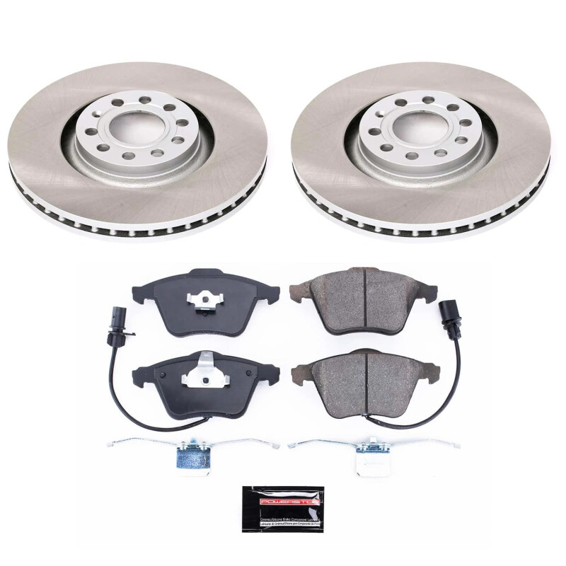 Picture of Power Stop 05-09 Audi A4 Quattro Front Semi-Coated Rotor Kit