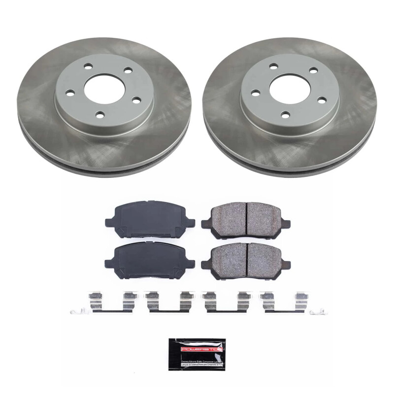 Picture of Power Stop 07-10 Pontiac G5 Front Semi-Coated Rotor Kit
