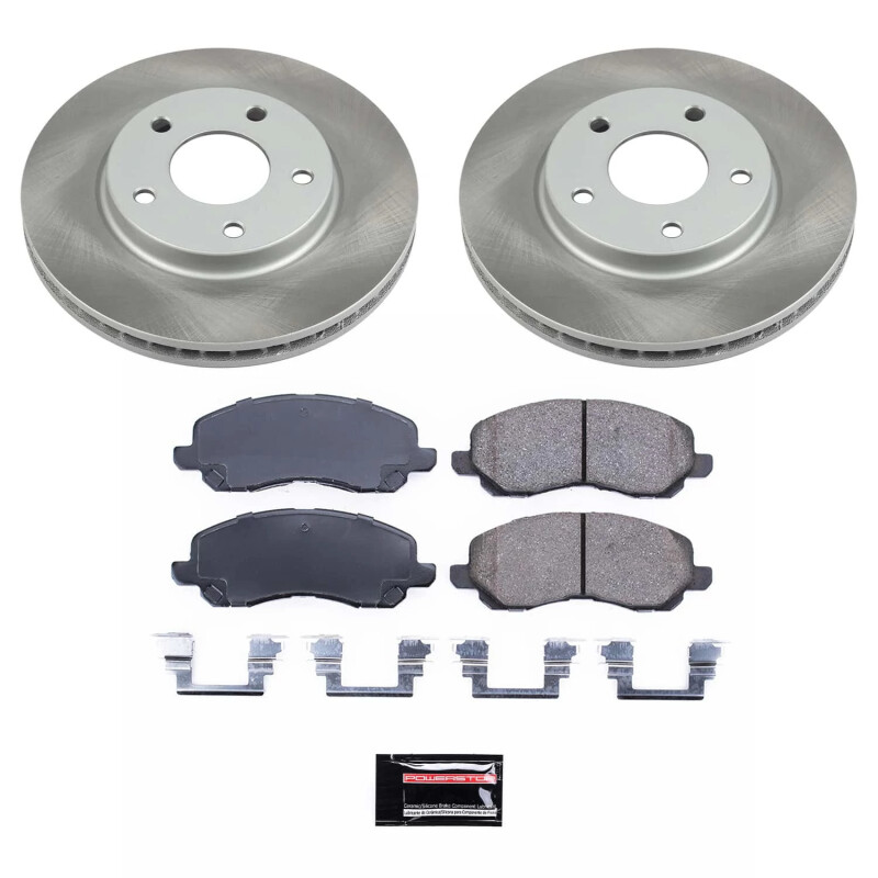Picture of Power Stop 08-17 Mitsubishi Lancer Front Semi-Coated Rotor Kit