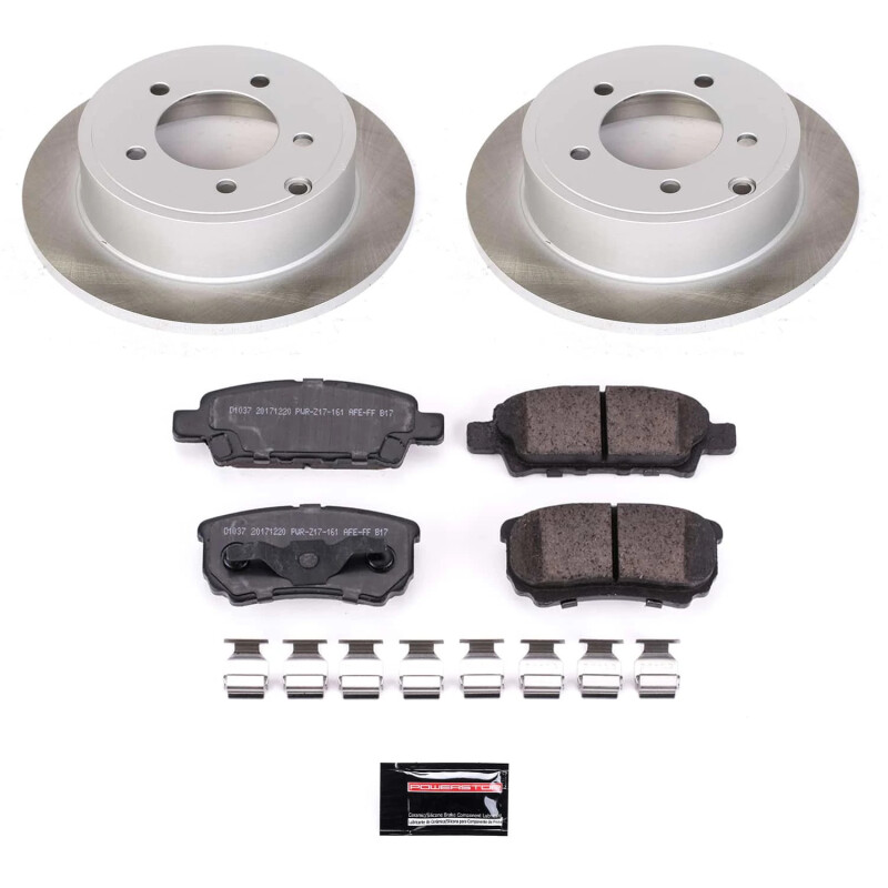 Picture of Power Stop 08-17 Mitsubishi Lancer Rear Semi-Coated Rotor Kit