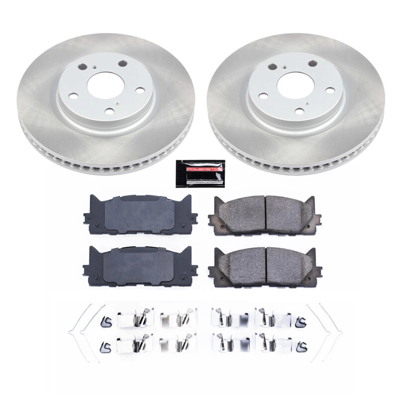 Picture of Power Stop 07-17 Toyota Camry Front Semi-Coated Rotor Kit
