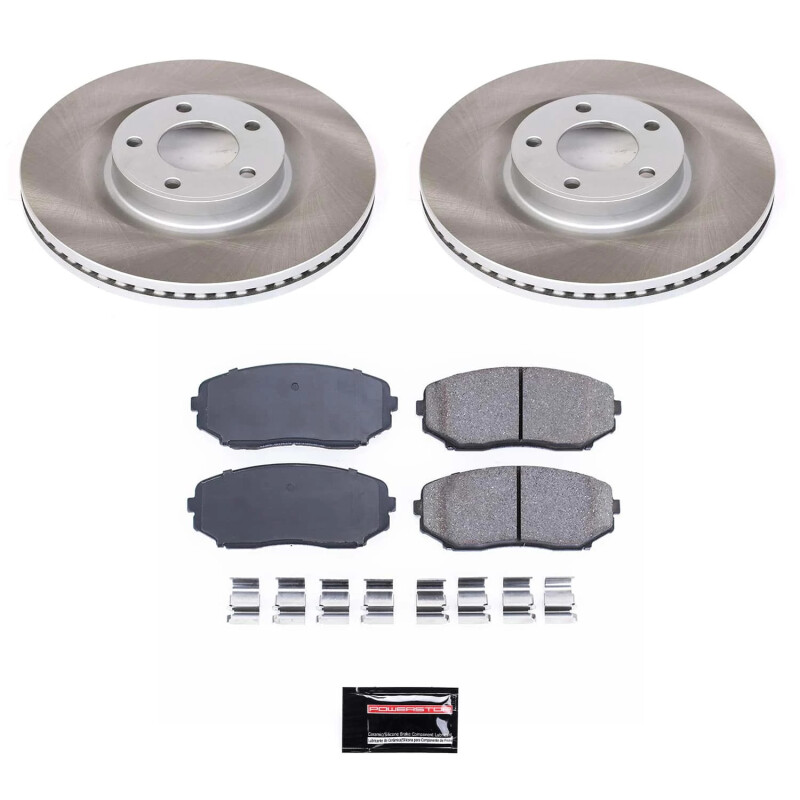 Picture of Power Stop 07-15 Lincoln MKX Front Semi-Coated Rotor Kit