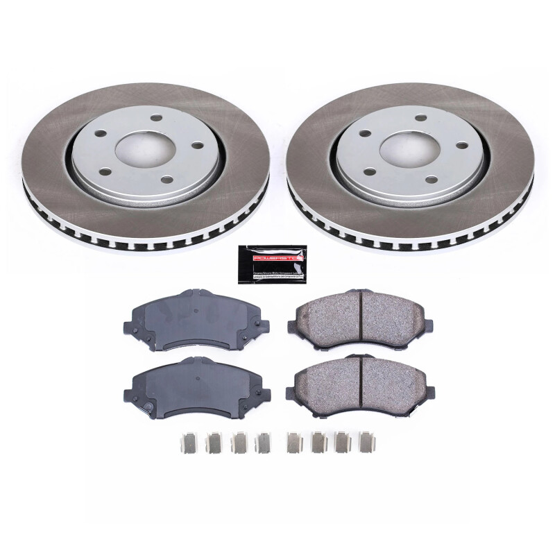 Picture of Power Stop 09-14 Volkswagen Routan Front Semi-Coated Rotor Kit