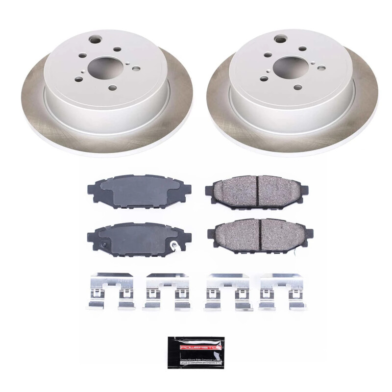 Picture of Power Stop 10-14 Subaru Outback Rear Semi-Coated Rotor Kit