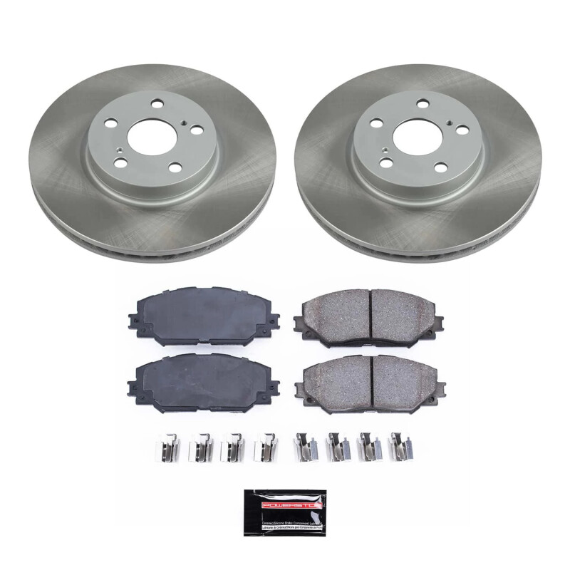 Picture of Power Stop 09-13 Toyota Matrix Front Semi-Coated Rotor Kit