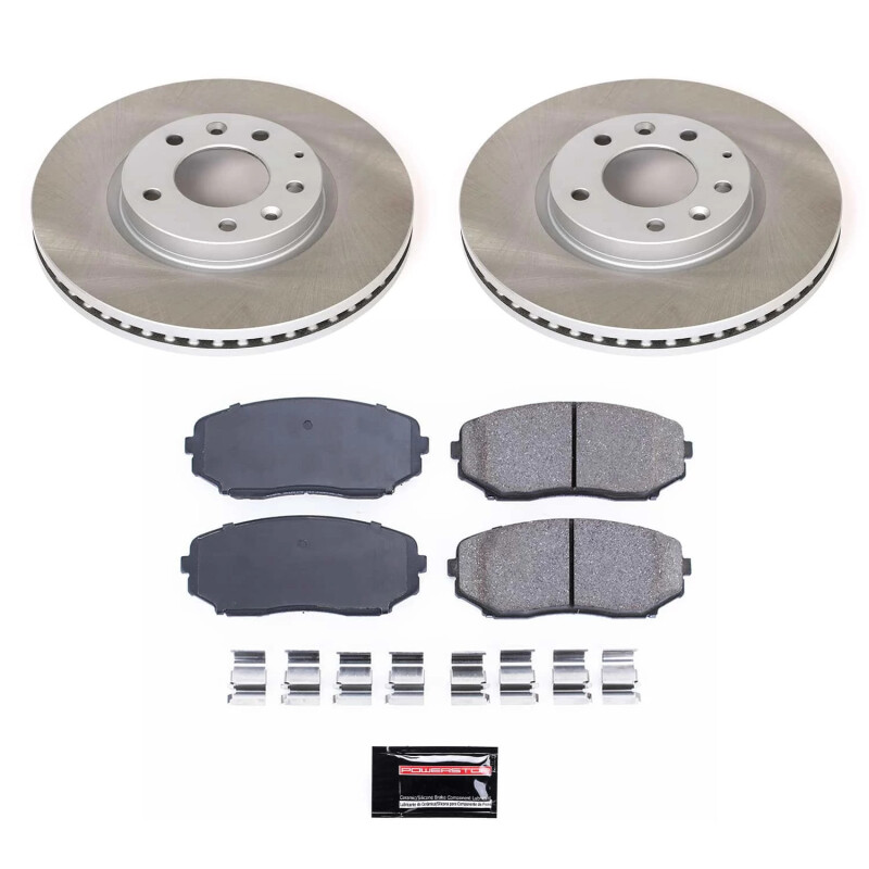 Picture of Power Stop 07-12 Mazda CX-7 Front Semi-Coated Rotor Kit