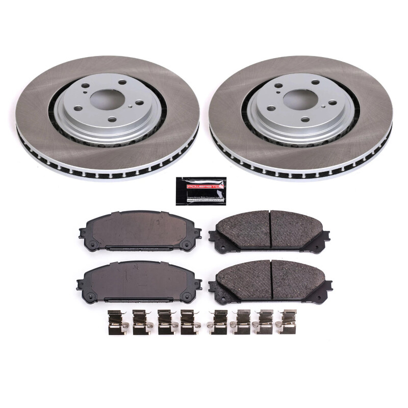 Picture of Power Stop 11-20 Toyota Sienna Front Semi-Coated Rotor Kit