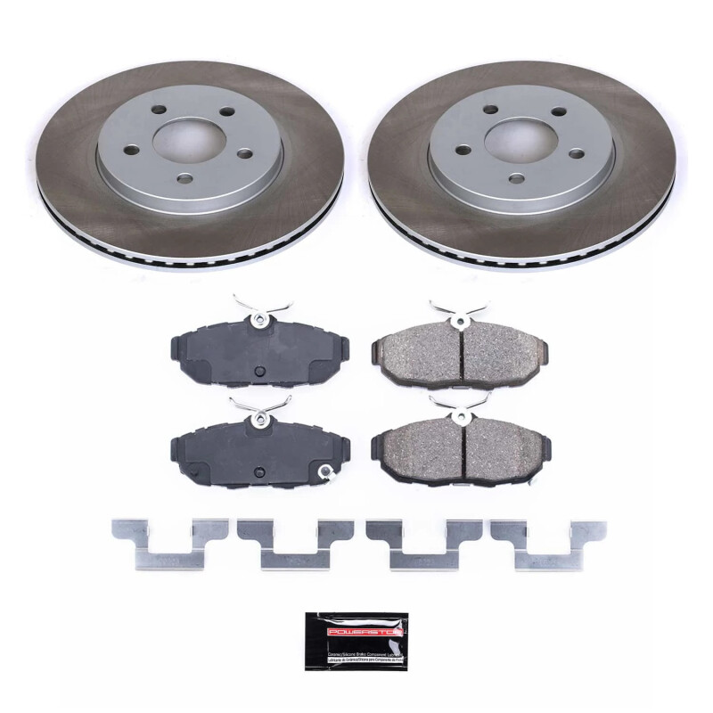 Picture of Power Stop 11-14 Ford Mustang Rear Semi-Coated Rotor Kit