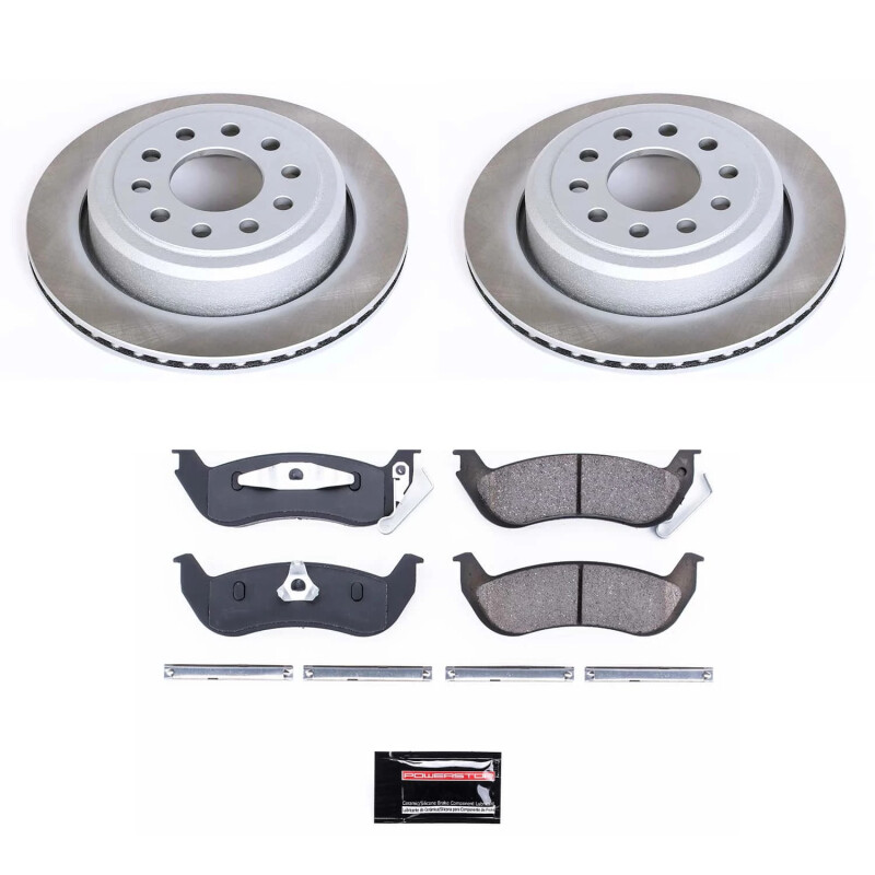 Picture of Power Stop 03-11 Lincoln Town Car Rear Semi-Coated Rotor Kit