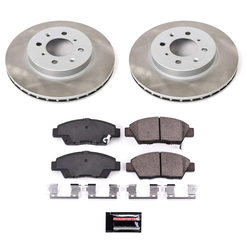 Picture of Power Stop 09-14 Honda Fit Front Semi-Coated Rotor Kit