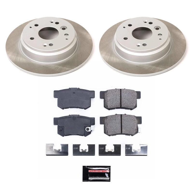 Picture of Power Stop 03-11 Honda Element Rear Semi-Coated Rotor Kit