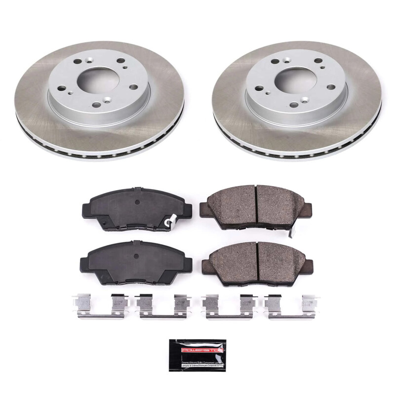 Picture of Power Stop 11-15 Honda CR-Z Front Semi-Coated Rotor Kit