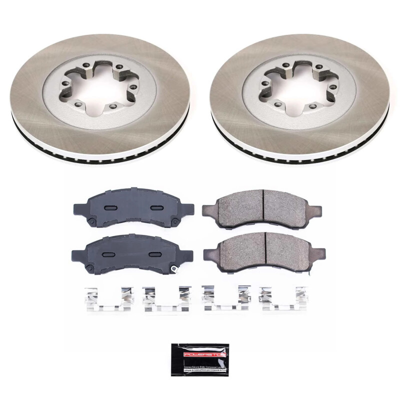 Picture of Power Stop 09-12 GMC Canyon Front Semi-Coated Rotor Kit