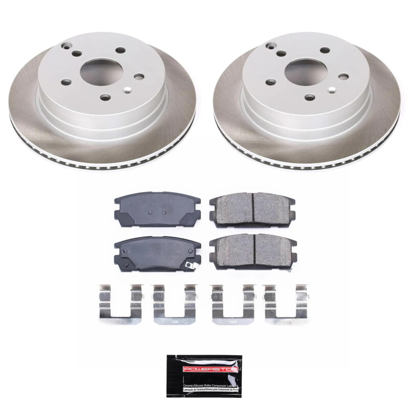 Picture of Power Stop 10-17 GMC Terrain Rear Semi-Coated Rotor Kit