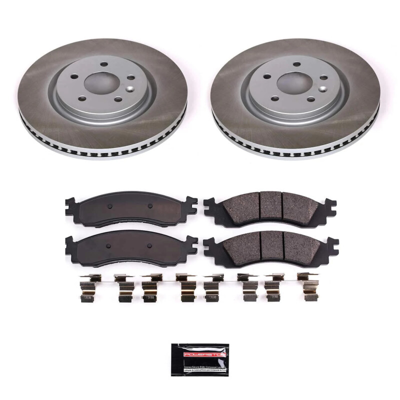 Picture of Power Stop 11-12 Ford Taurus Front Semi-Coated Rotor Kit