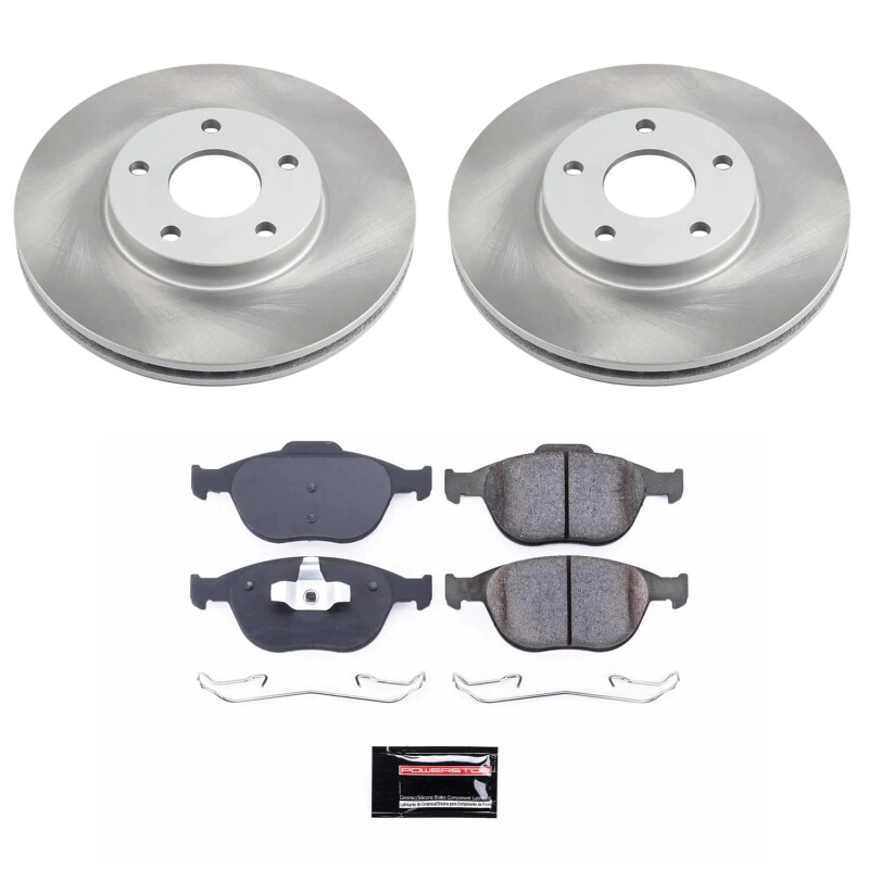Picture of Power Stop 10-13 Ford Transit Connect Front Semi-Coated Rotor Kit