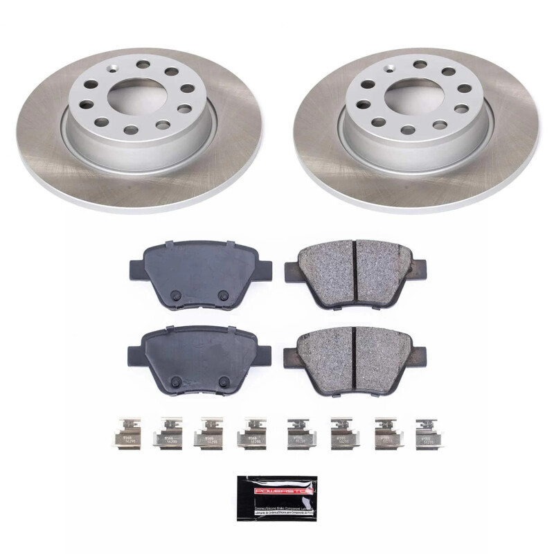 Picture of Power Stop 12-15 Volkswagen Passat Rear Semi-Coated Rotor Kit