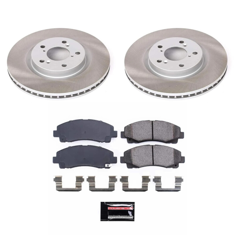Picture of Power Stop 09-14 Acura TL Front Semi-Coated Rotor Kit