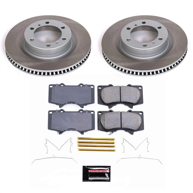Picture of Power Stop 10-23 Toyota 4Runner Front Semi-Coated Rotor Kit